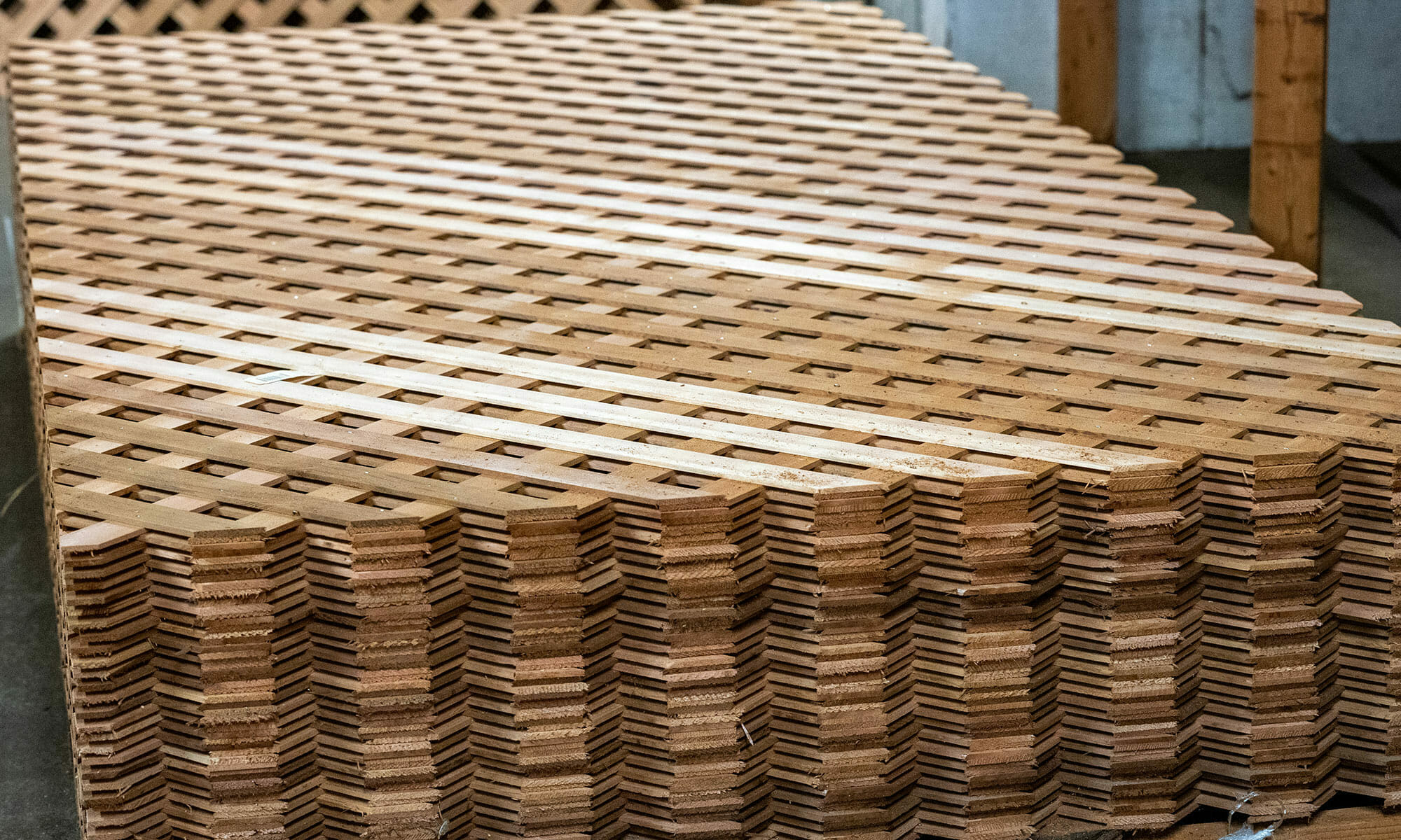 Wood Lattice Panels